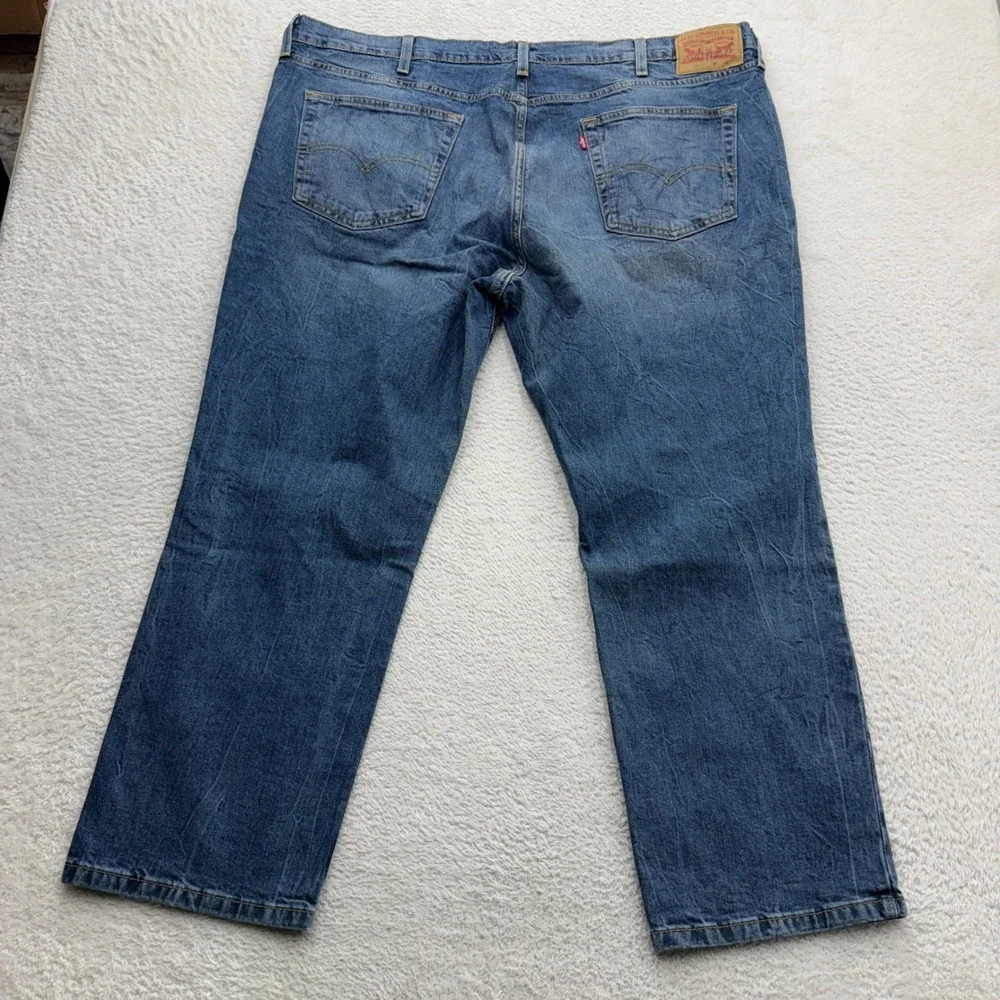 Levis‎ 541 Athletic Taper Mens Jeans Blue Medium Wash Denim 46x29 (Actual 46x27)